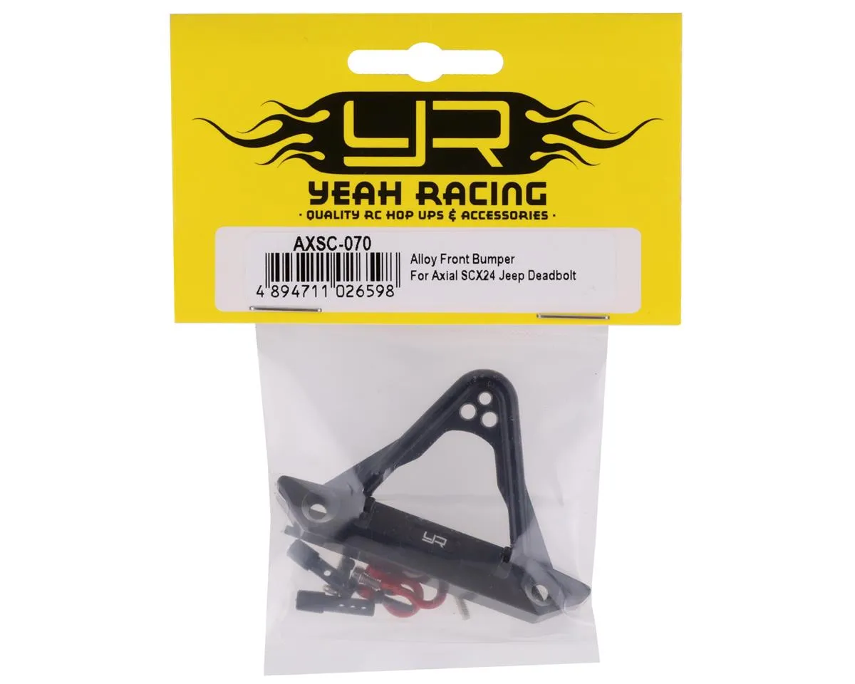 Yeah Racing Axial SCX24 Jeep & Deadbolt Alloy Front Bumper