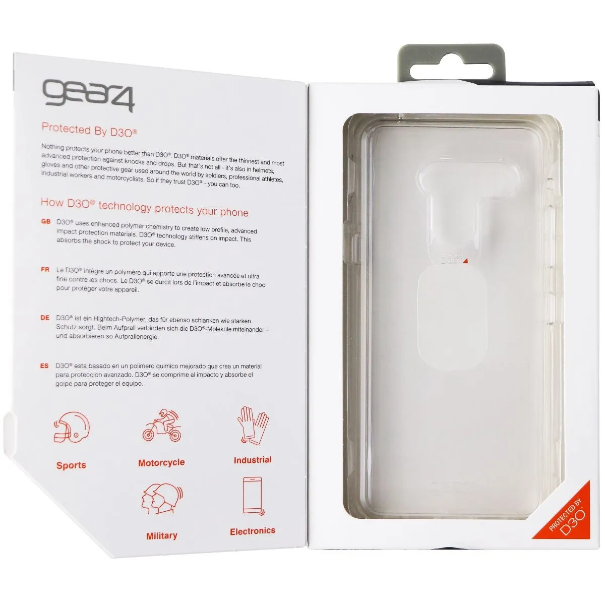 ZAGG Crystal Palace Series Hybrid Case for LG G8 ThinQ Smartphones - Clear