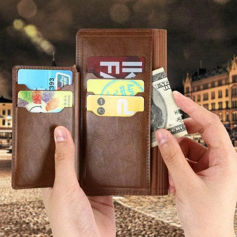 Zipper Leather Card Slot Flip Galaxy S21 Case